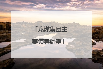 龙煤集团主要领导调整