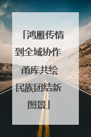 鸿雁传情到全域协作 甬库共绘民族团结新图景