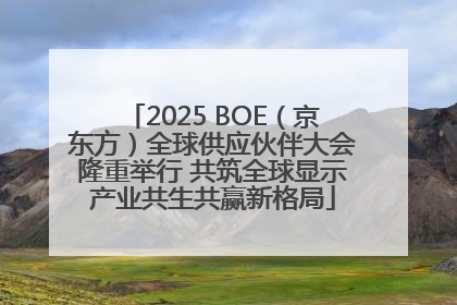 2025 BOE（京东方）全球供应伙伴大会隆重举行 共筑全球显示产业共生共赢新格局