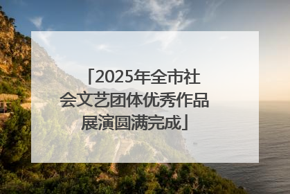 2025年全市社会文艺团体优秀作品展演圆满完成