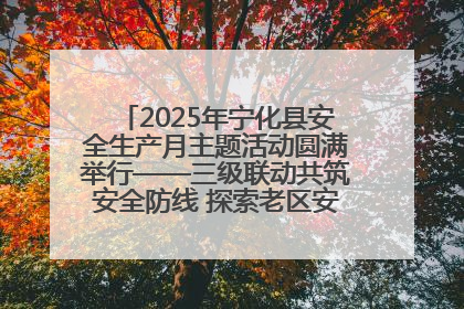 2025年宁化县安全生产月主题活动圆满举行——三级联动共筑安全防线 探索老区安全发展新路径