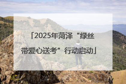 2025年菏泽“绿丝带爱心送考”行动启动