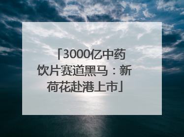 3000亿中药饮片赛道黑马：新荷花赴港上市