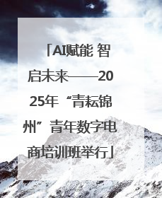 AI赋能 智启未来——2025年“青耘锦州”青年数字电商培训班举行
