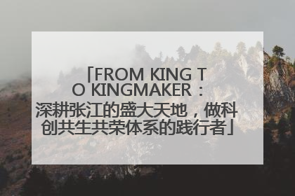 FROM KING TO KINGMAKER：深耕张江的盛大天地，做科创共生共荣体系的践行者